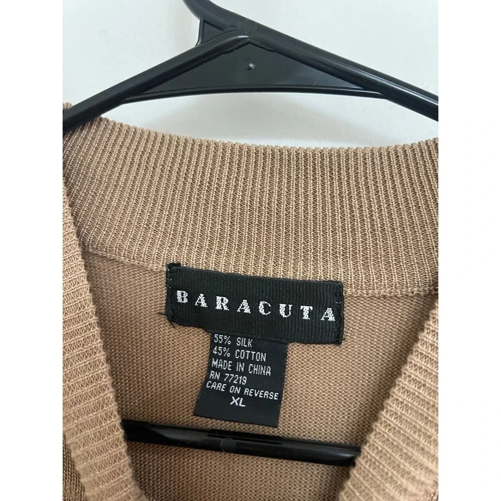 Vintage Baracuta Silk Blend Turtleneck‎ Sweater Preppy Old Money Luxury